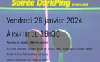 Le Mans Villaret organise un tournoi Dark Ping le vendredi 26 Janvier