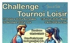 Challenge Tournoi Loisir 2025 / 2026 - Résultats Le Lude &amp; classements cumulatifs