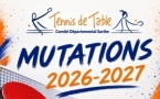 Ouverture des Mutations Ordinaires Saison 2026/2027