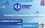 Match de Pro A dames : LMSTT vs St-Denis 93 TT le vendredi 25 septembre à 19h30