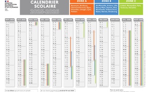 Calendrier 2025/2026