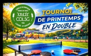 Tournoi de double - COLSG 17 Avril 2026