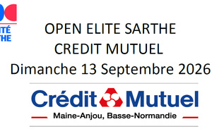 OPEN SARTHE ELITE CREDIT MUTUEL - Liste des qualifiés et remplaçants