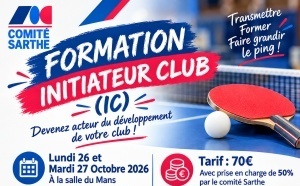 FORMATION INITIATEUR CLUB (IC)