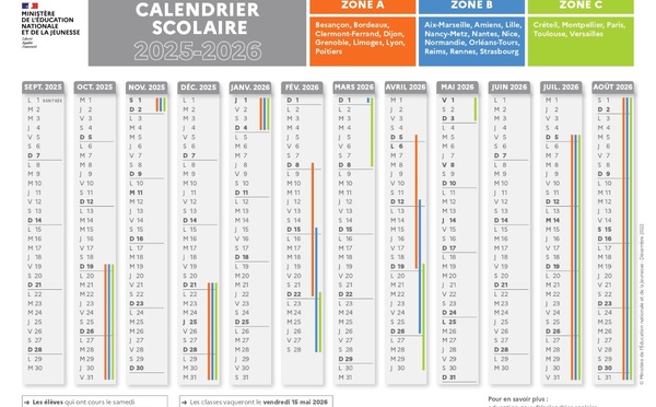 Calendrier 2025/2026