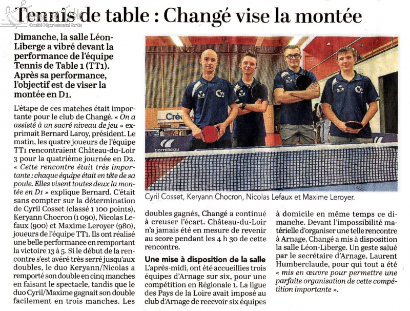 Le Maine Libre le 8 novembre 2017 Le Maine Libre le 8 novembre 2017