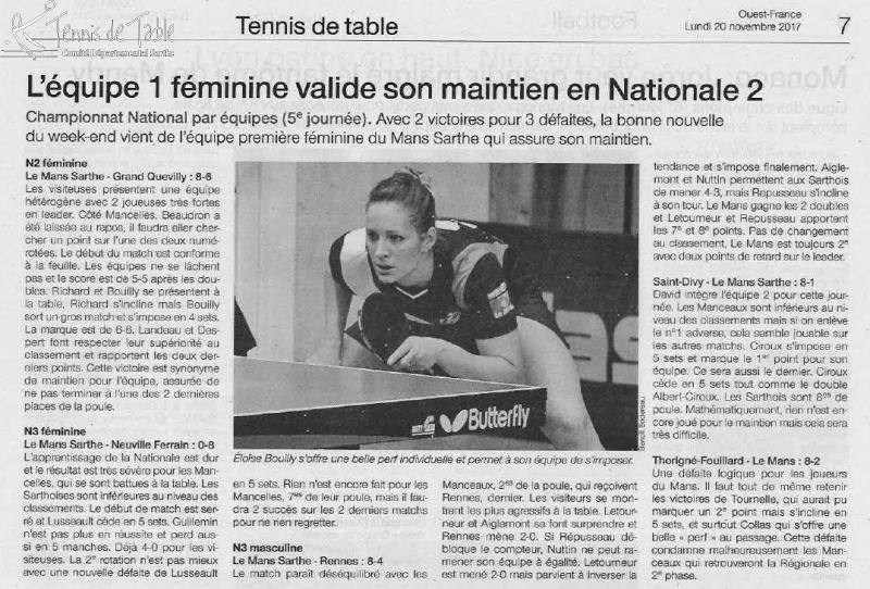 Ouest France du lundi 20 novembre Ouest France du lundi 20 novembre