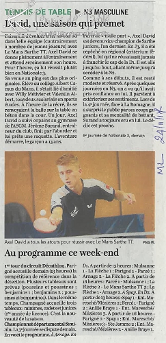 Maine Libre 24 Novembre Maine Libre 24 Novembre