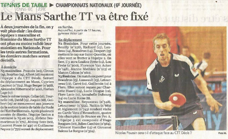 Le Maine Libre du lundi 27 novembre 2017 Le Maine Libre du lundi 27 novembre 2017