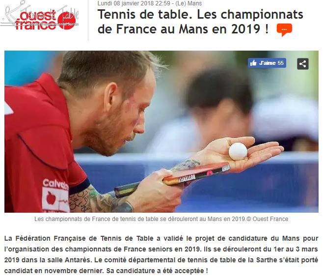 Ouest France 8 janvier 2018JPG Ouest France 8 janvier 2018JPG