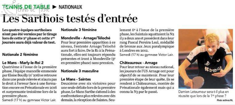 Maine Libre du samedi 20 janvier Maine Libre du samedi 20 janvier