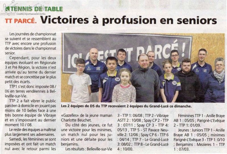 Nouvelles de Sablé jeudi 8 février 2018 Nouvelles de Sablé jeudi 8 février 2018